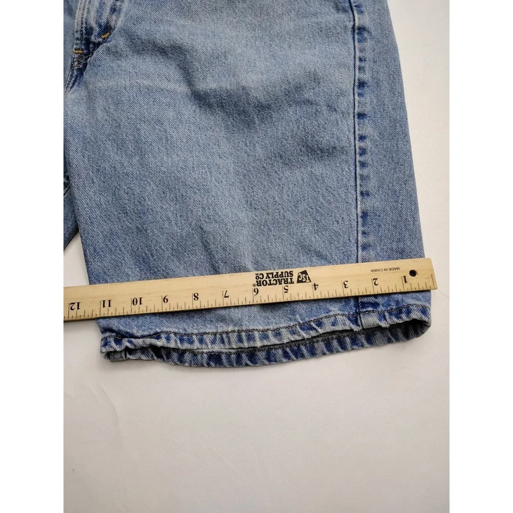 Levi's 505 Jorts Mens Denim Shorts Size 40 Distressed Medium Wash 9in Y2K